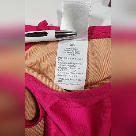 J.Crew 2-Piece French Bikini Set Top Sz S Bottom XS Pink NWT Adjustable - Picture 8 of 8